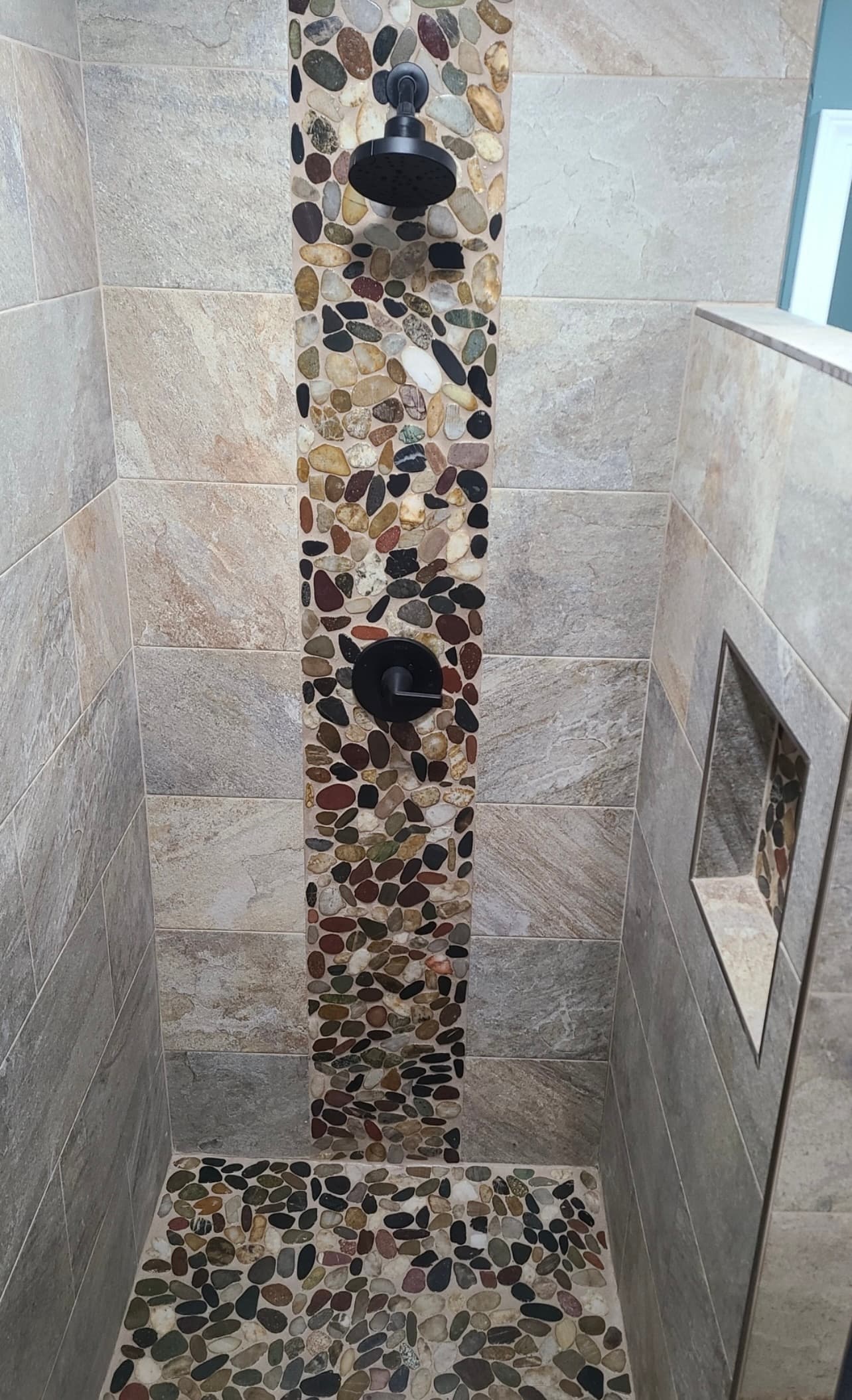 Modern bathroom remodeling project showcasing quality craftsmanship in OKC